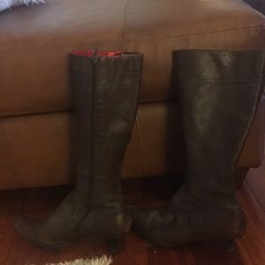 Boots Brown leather low heel